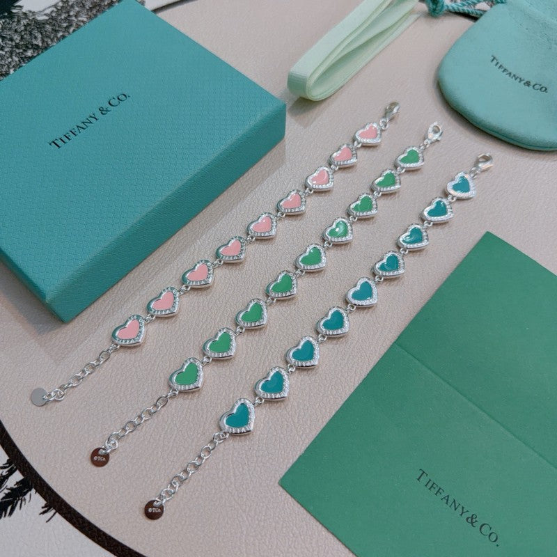 18K Return to Tiffany Blue Heart Tag Bracelet
